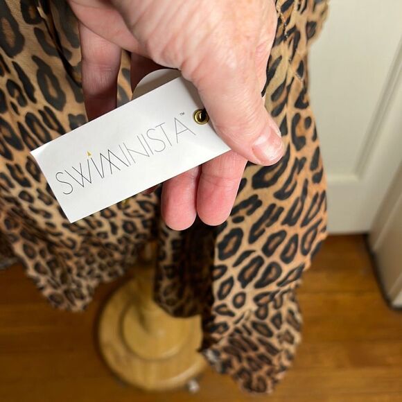 Swiminista x Christian Lacroix Leopard Swim Cover-up NWT - Picture 4 of 7